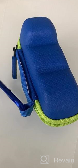 img 1 attached to Secure And Stylish Travel Case For Asthma Inhalers: Casematix Blue Green Case - Case Only review by Bhanu Hays