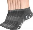 6-pack short cotton low cut ankle socks for women & men by dibaolong - no show athletic footwear logo