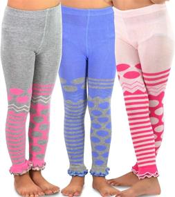 img 4 attached to 👧 Naartjie Kids Fleece Brushed Leggings: Stylish Girls' Clothing - Socks & Tights