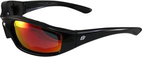 img 4 attached to Birdz Eyewear Мотоциклетные солнцезащитные очки Светоотражающие