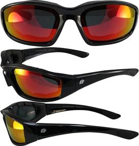 img 1 attached to Birdz Eyewear Мотоциклетные солнцезащитные очки Светоотражающие