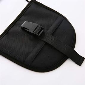 img 2 attached to 👜 3Pcs Black Luggage Straps - Lightweight and Durable Elastic Bungee Straps for Extra Luggage - Adjustable Belt Travel Accessories