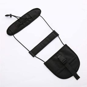 img 3 attached to 👜 3Pcs Black Luggage Straps - Lightweight and Durable Elastic Bungee Straps for Extra Luggage - Adjustable Belt Travel Accessories