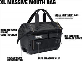 img 3 attached to ToughBuilt - 20" Massive Mouth W/ Waterproof Base - Durable And Rugged, Lockable, 22”X 14”X 11” - (TB-CT-62-20)