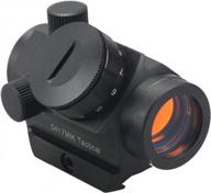 tactical red dot sight reflex scope sturdy durable construction waterproof & shockproof gun sight with 11 brightness adjustments compatible with pistols, shotguns, rifles logo
