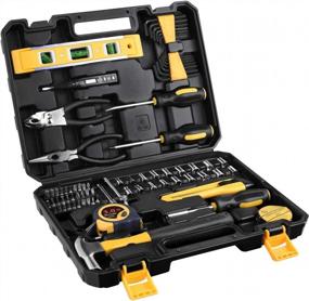 img 3 attached to Get Your Home Repair Done With ETEPON Home Tool Kit - A Comprehensive Household And Auto Repair Set With Tool Box Storage (ET016)