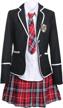 japan-inspired schoolgirl cosplay costume for women - ursfur anime uniform set logo