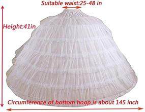 img 1 attached to Nyeutho Accessories Petticoat Underskirt Quinceanera Women's Clothing via Lingerie, Sleep & Lounge