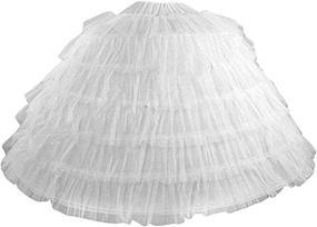 img 3 attached to Nyeutho Accessories Petticoat Underskirt Quinceanera Women's Clothing via Lingerie, Sleep & Lounge