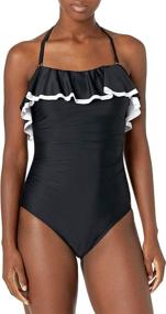 img 1 attached to Tommy Hilfiger Womens Piece Swimsuit Women's Clothing at Swimsuits & Cover Ups