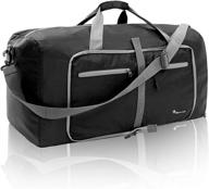 🎒 packable water-resistant duffel with compartment: essential men's accessories logo