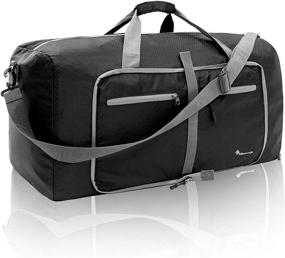 img 4 attached to 🎒 Packable Water-Resistant Duffel with Compartment: Essential Men's Accessories