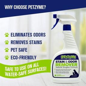 img 3 attached to 🐾 Petzyme Enzyme Cleaner 32 Fl Oz Spray - Premium Pet Stain Remover & Odor Eliminator for Dogs, Cats Urine, Feces, and More