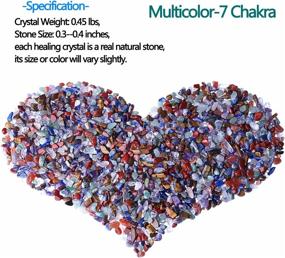 img 3 attached to 🌈 Enhance Harmony and Balance with MAIBAOTA 7 Chakra Healing Crystals Stones - Perfect Decorative Pebbles for Aquariums, Vases, and Fish Tanks (200g)