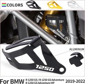 img 4 attached to Modeer For BMW R1200GS LC R1250GS Adventure Motorcycle Accessories Rear Brake Fluid Pump Reservoir Guard Cover Protect R 1200 1250 GS ADV R1200 R1250 HP R1200GSA R1250GSA HP1250 (Black-1250)