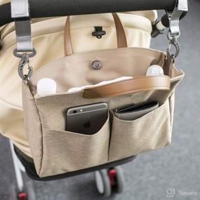 img 3 attached to Baby Diaper Caddy Bag Stroller Diapering best: Diaper Bags