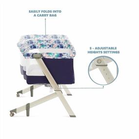 img 1 attached to 🌸 Dream On Me Flora Bassinet, Compact and Stylish, Floral Bloom - Enhanced SEO