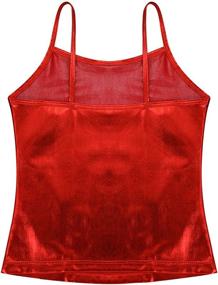 img 1 attached to YOOJIA Metallic Shoulder Camisole Gymnastic Girls' Clothing ~ Tops, Tees & Blouses