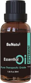 img 4 attached to Benatu Peppermint Oil - Ideal For Hair Growth, Aromatherapy, And Stress Relief - Perfect For Use With Shampoo, Soap, And Shower Gel
