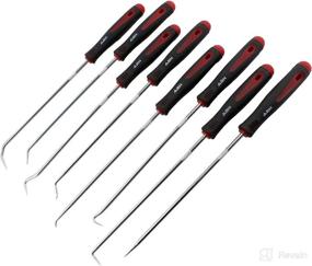 img 4 attached to 🔧 ABN Hook and Pick Set – 8 Pc Metal Pick Tool Set: Mechanic Pick Set, Perfect for Automotive Repair and Auto Body work, 9in Picks and Hook Set, Durable & Versatile Auto Body Tools