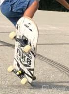 картинка 1 прикреплена к отзыву Beginner-Friendly Skateboard Kit With Repair Accessories- ToyerBee Standard 31'' Skateboard For Kids And Adults от Steven Harper