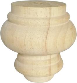 img 4 attached to Upgrade Your Furniture With Btibpse'S 4'' Unfinished Wooden Bun Feet - Set Of 4