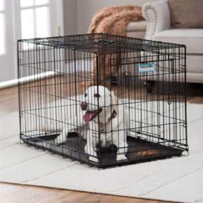 img 3 attached to 🐶 Precision Pet ProValu2 Crate - 36"x23"x25" - Black