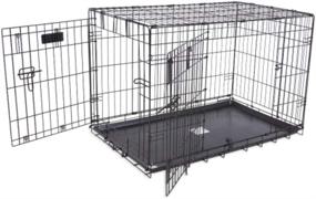 img 4 attached to 🐶 Precision Pet ProValu2 Crate - 36"x23"x25" - Black