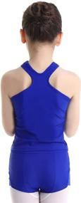 img 2 attached to Inlzdz Sleeveless Gymnastics Dancewear Turtleneck Girls' Clothing : Active