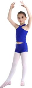 img 1 attached to Inlzdz Sleeveless Gymnastics Dancewear Turtleneck Girls' Clothing : Active