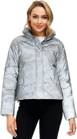 img 4 attached to 👗 Stylish & Lightweight Women's Clothing: Royal Matrix Silver Coats, Jackets & Vests
