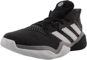 img 4 attached to Adidas Harden Stepback Sneakers - Unisex Athletic Shoes for Girls