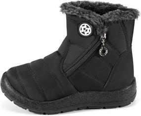 img 3 attached to KVbabby Resistant Booties Anti Slip Lightweight Boys' Shoes : Boots