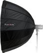 quick collapsible 48in (120cm) fotodiox ez-pro deep parabolic softbox with novatron speedring - compatible with novatron fc-series, m-series, and more logo