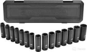 img 4 attached to 15-Piece 1/2” Drive 6-Point Metric Deep Impact Socket Set, Sizes Ranging from 10mm to 24mm