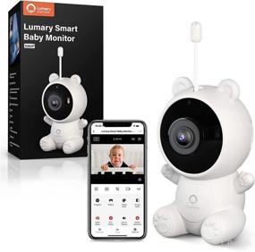 img 4 attached to 👶 1080P WiFi Baby Monitor with Camera and Audio – Motion, Sound, and Temperature Detection, Smartphone Remote Control, Video Baby Monitor with Infrared Night Vision
