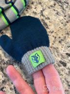 img 1 attached to 🚀 Disney Toy Story Buzz Lightyear Toddler Winter Hat and Snow Gloves Set for Boys - Soft Mittens with Warm Pom-Pom Beanie review by Andre Noel