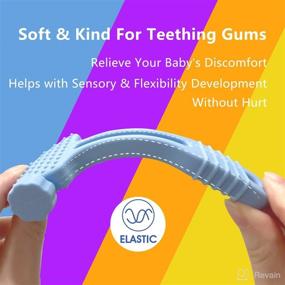 img 1 attached to 👶 Chew Toys for Teething Babies 0-6 Months, Teething Toys for Babies 6-12 Months, Teethers for Babies 12-18 Months, Silicone Baby Teething Toys, Tool-inspired Chew Toys for Baby Boys