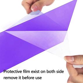 img 3 attached to 10-Pack Halloween Purple Colored Lighting Gel Filters - Transparent Correction Gel Light Filters With 8.5 X 11 Inch Plastic Sheets, Ideal For Color Overlays Film
