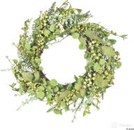artificial fern berry eucalyptus wreath logo
