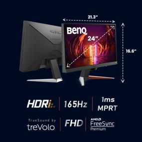 img 1 attached to 🌞 BenQ EX240N Optimizer Brightness Intelligence 23.8", 1920X1080P, 165Hz, Blue Light Filter, Anti-Glare Screen, Built-In Speakers