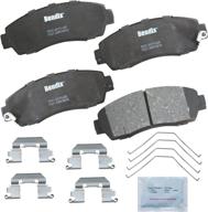 🔧 bendix copper-free cfc1521 ceramic brake pads (front) - complete with installation hardware логотип