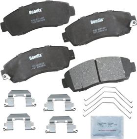 img 1 attached to 🔧 Bendix Copper-Free CFC1521 Ceramic Brake Pads (Front) - Complete with Installation Hardware