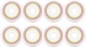 img 4 attached to Rollerex Lollipop Boardwalk Inline Skate Wheels: 8 Pack In Multiple Sizes For Enhanced Performance