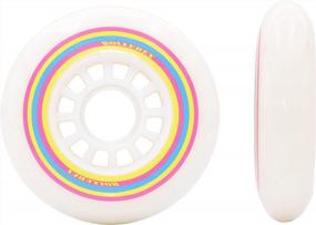 img 3 attached to Rollerex Lollipop Boardwalk Inline Skate Wheels: 8 Pack In Multiple Sizes For Enhanced Performance
