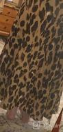img 1 attached to Unleash Your Inner Boho With Newchoice Women'S High Low Split Leopard Skirt For Summer Beach Style review by Pamela Mcgee