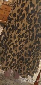 img 6 attached to Раскройте свою внутреннюю бохо с новой юбкой Newchoice Women'S High Low Split Leopard для летнего пляжного стиля.