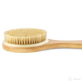 img 1 attached to Revitalize Your Skin with GranNaturals Handle Brushing Exfoliating Brush