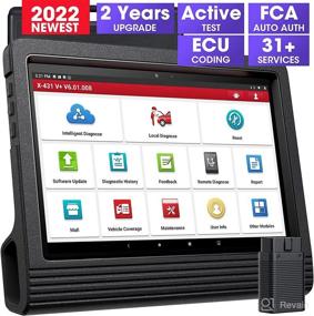 img 4 attached to 2022 LAUNCH X431 V+ V4.0 Full System Bidirectional Scanner - Automotive Diagnostic Scanner for 150 Car Brands, with 31+ Reset Functions, AutoAuth for FCA SGW, ECU Coding, and Free Updates
