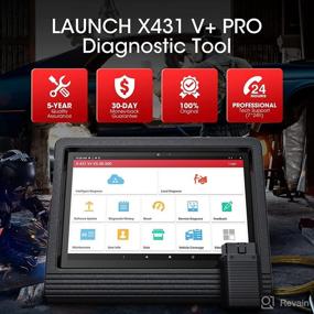 img 3 attached to 2022 LAUNCH X431 V+ V4.0 Full System Bidirectional Scanner - Automotive Diagnostic Scanner for 150 Car Brands, with 31+ Reset Functions, AutoAuth for FCA SGW, ECU Coding, and Free Updates